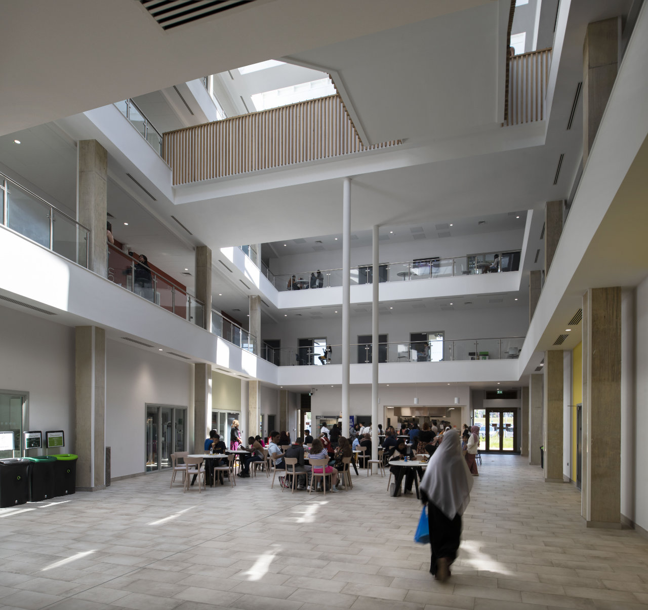 Barnfield College, Luton, interior   